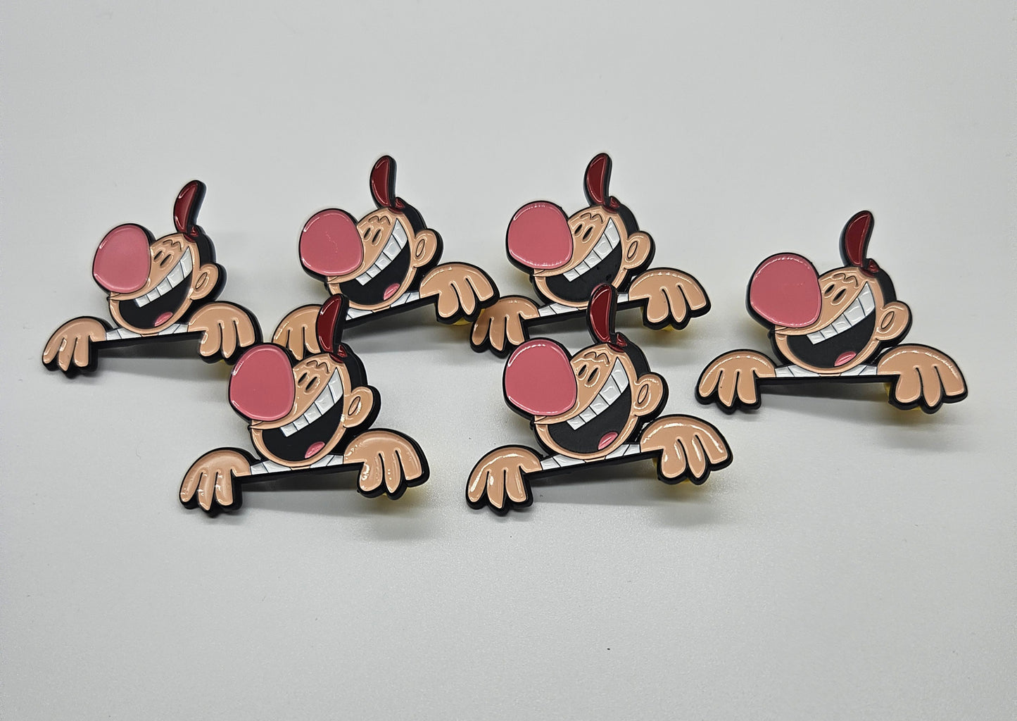 Cartoon character pin