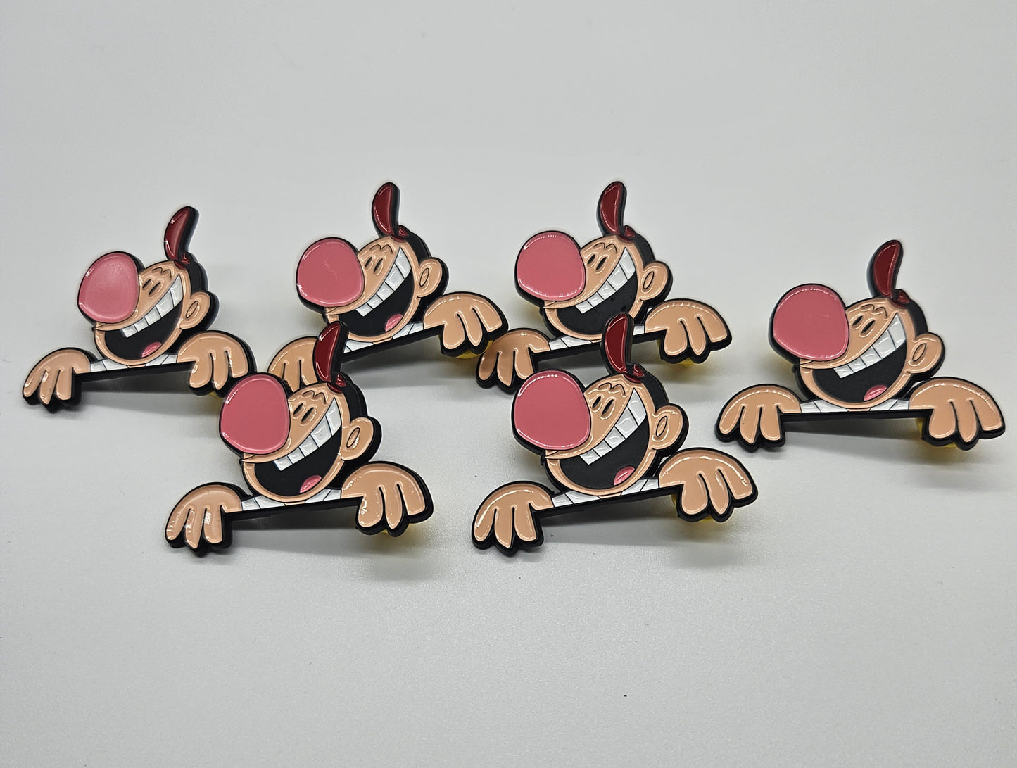 Cartoon character pin