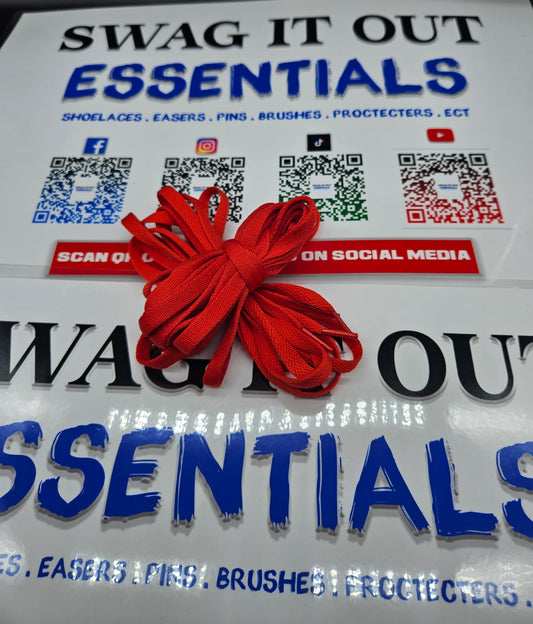 Red shoelaces