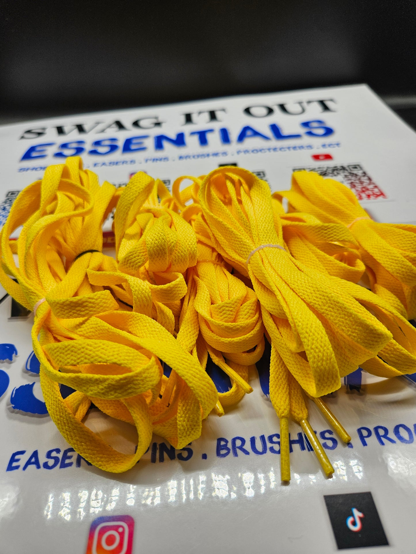 Yellow shoelaces