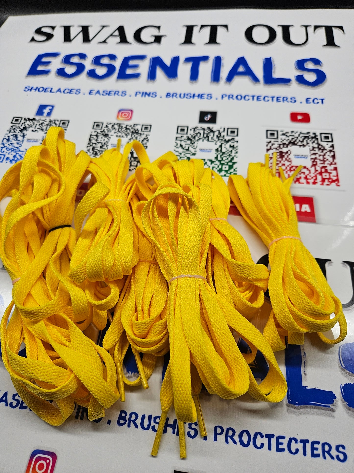 Yellow shoelaces