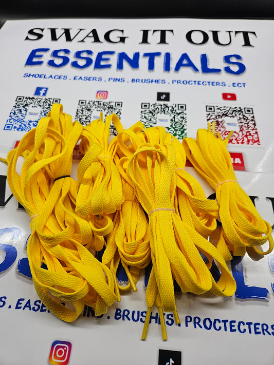 Yellow shoelaces