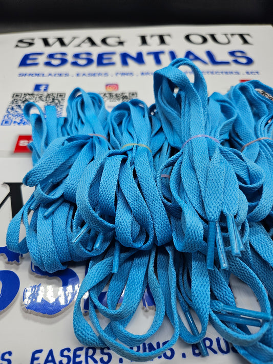 Ocean Blue Shoelaces