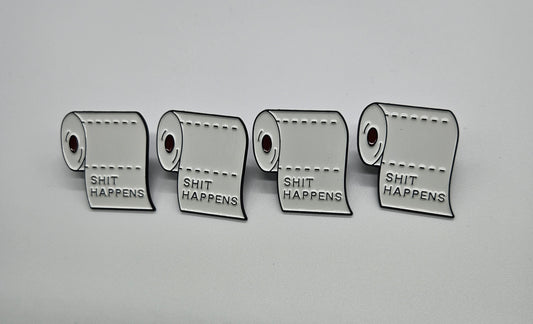 Shit Happens pin