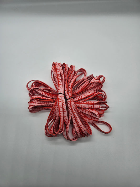 Strawberry drip shoelaces