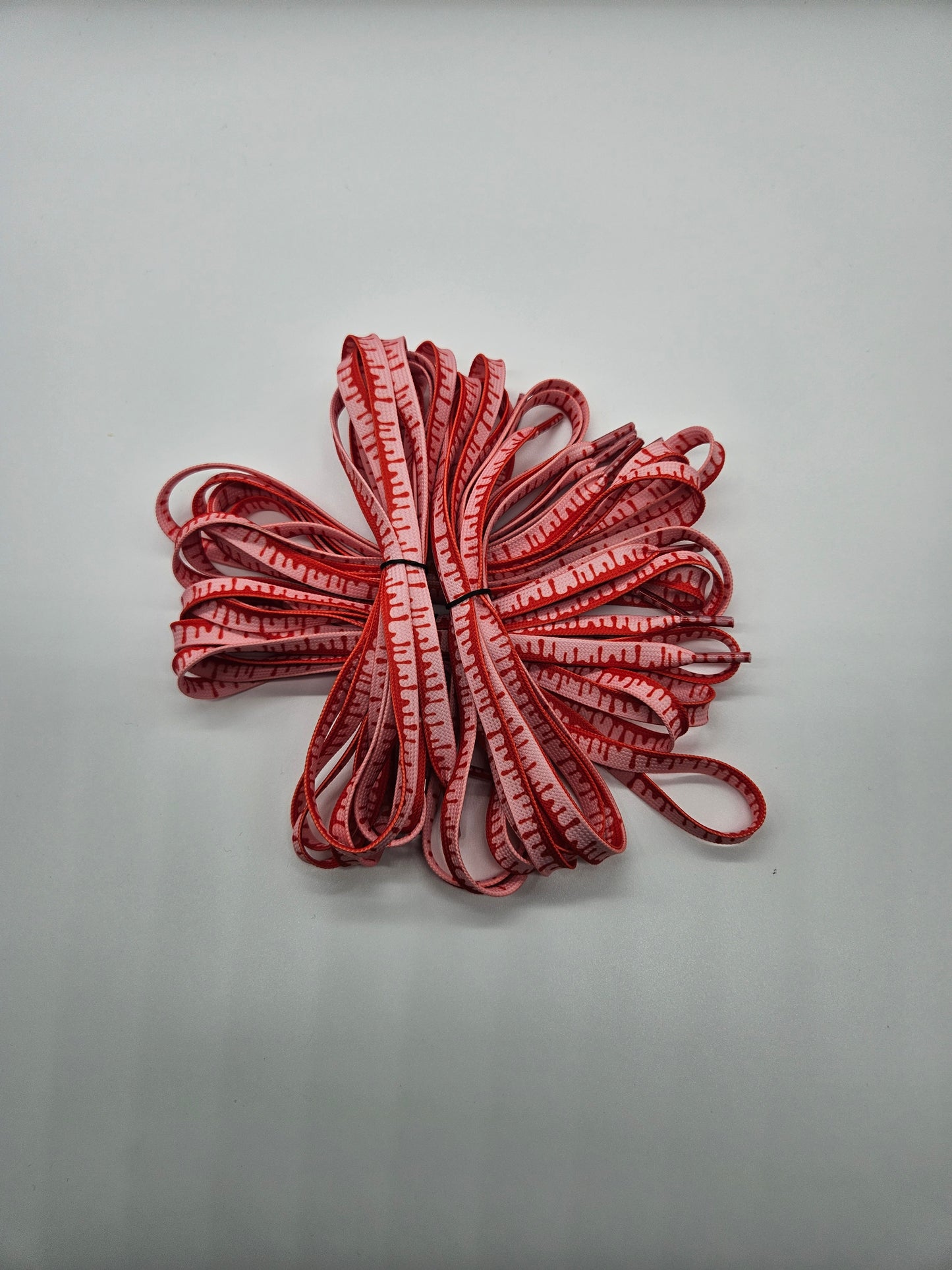 Strawberry drip shoelaces